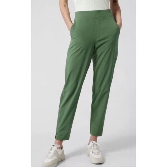 Athleta Women's 10 Brooklyn Ankle Jogger Pants Vineyard Green - Picture 1 of 10